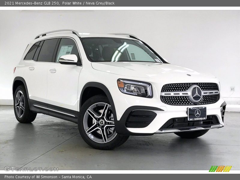 Polar White / Neva Grey/Black 2021 Mercedes-Benz GLB 250