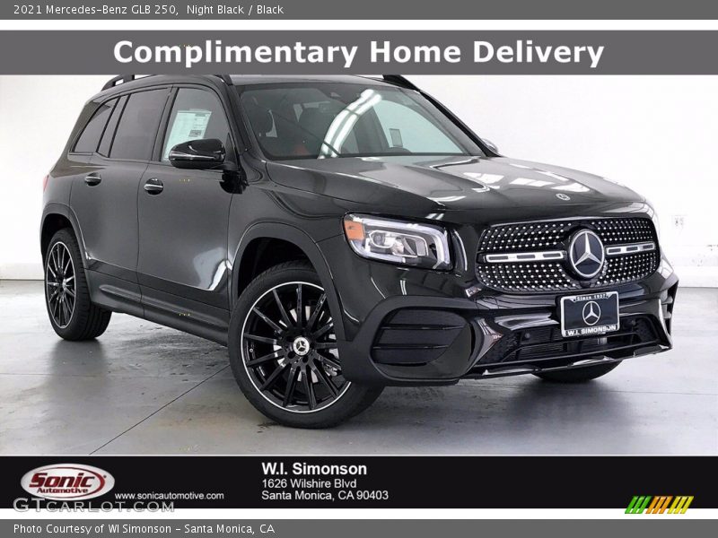 Night Black / Black 2021 Mercedes-Benz GLB 250
