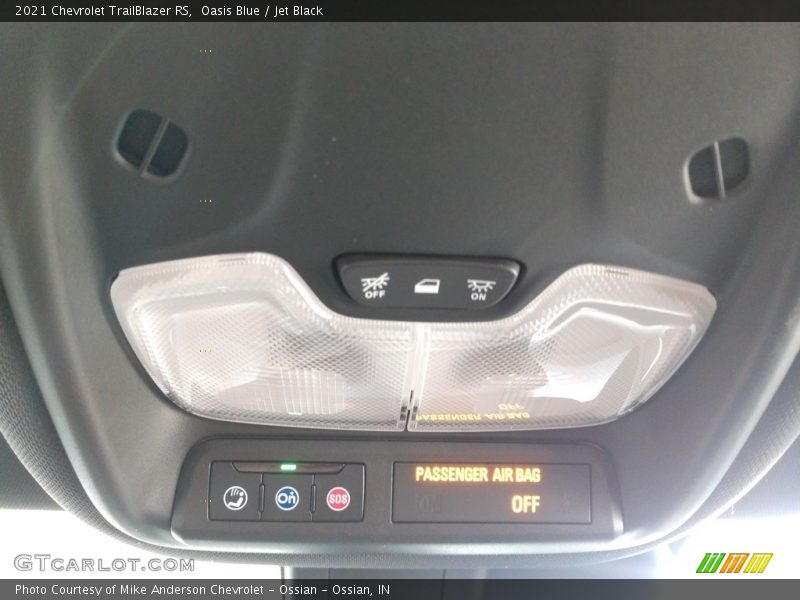 Oasis Blue / Jet Black 2021 Chevrolet TrailBlazer RS