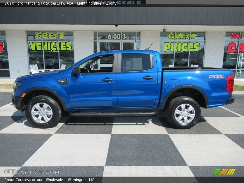Lightning Blue / Ebony 2020 Ford Ranger STX SuperCrew 4x4