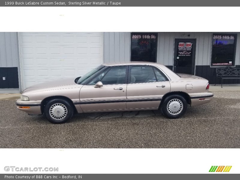 Sterling Silver Metallic / Taupe 1999 Buick LeSabre Custom Sedan