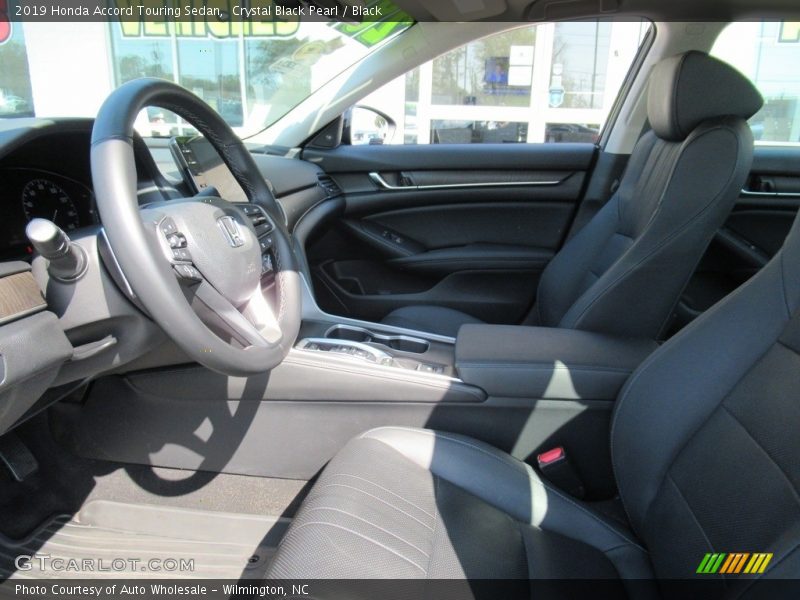Crystal Black Pearl / Black 2019 Honda Accord Touring Sedan