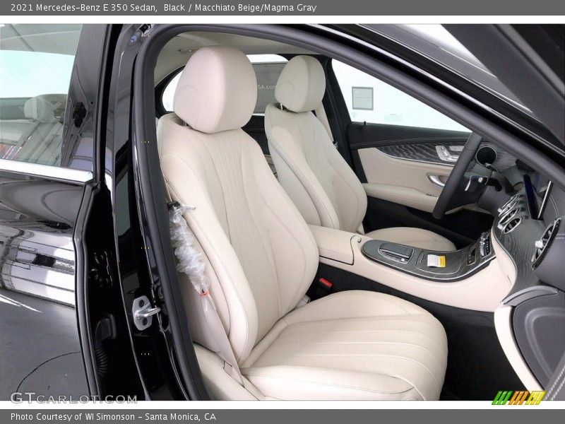 Black / Macchiato Beige/Magma Gray 2021 Mercedes-Benz E 350 Sedan