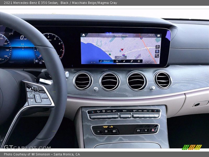 Black / Macchiato Beige/Magma Gray 2021 Mercedes-Benz E 350 Sedan