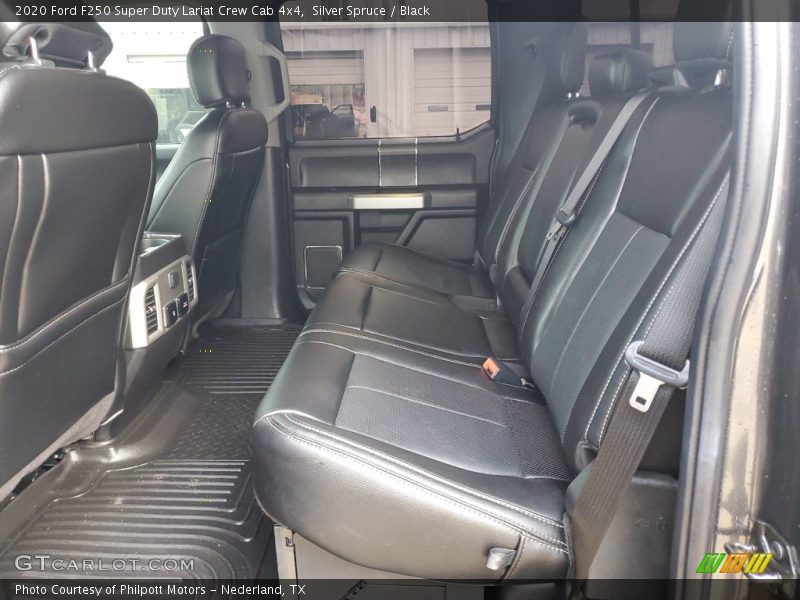 Silver Spruce / Black 2020 Ford F250 Super Duty Lariat Crew Cab 4x4