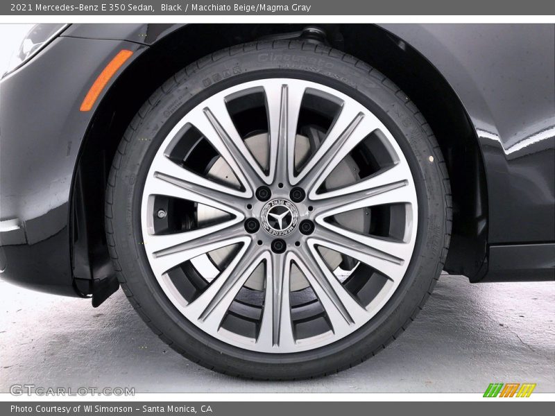 Black / Macchiato Beige/Magma Gray 2021 Mercedes-Benz E 350 Sedan