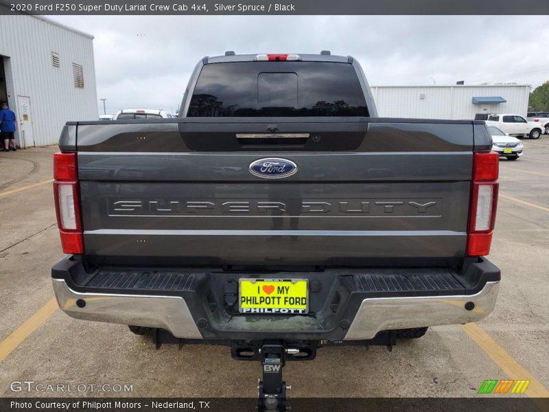 Silver Spruce / Black 2020 Ford F250 Super Duty Lariat Crew Cab 4x4