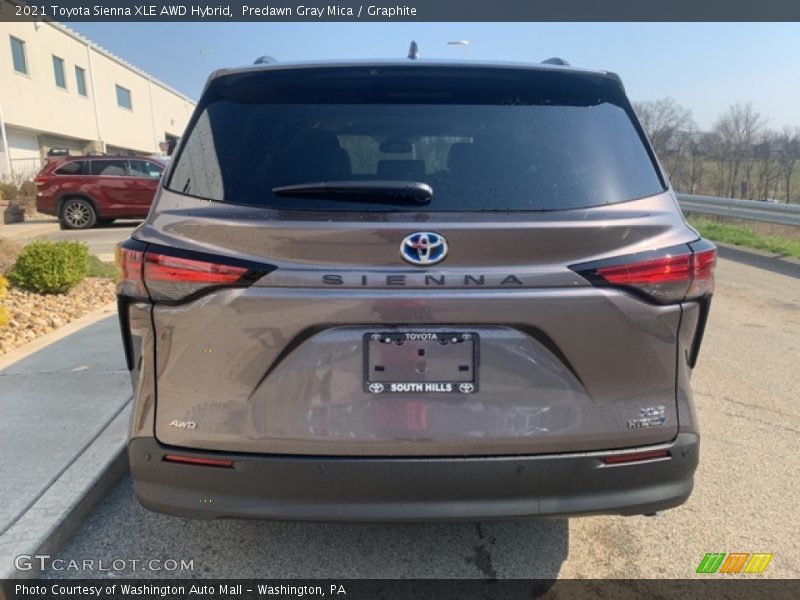 Predawn Gray Mica / Graphite 2021 Toyota Sienna XLE AWD Hybrid