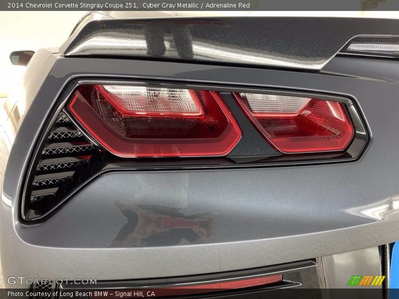 Cyber Gray Metallic / Adrenaline Red 2014 Chevrolet Corvette Stingray Coupe Z51