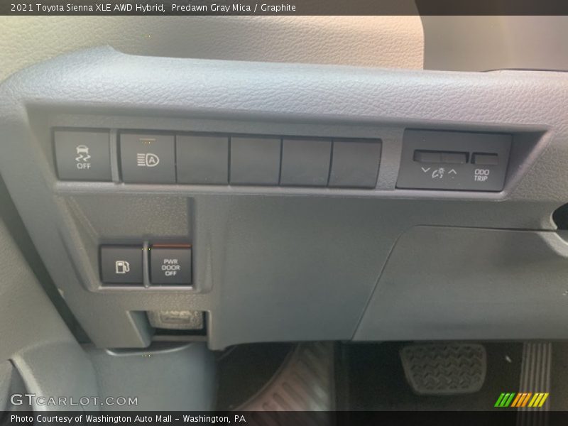 Predawn Gray Mica / Graphite 2021 Toyota Sienna XLE AWD Hybrid