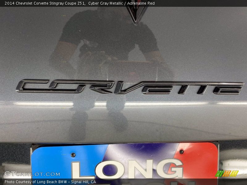 Cyber Gray Metallic / Adrenaline Red 2014 Chevrolet Corvette Stingray Coupe Z51