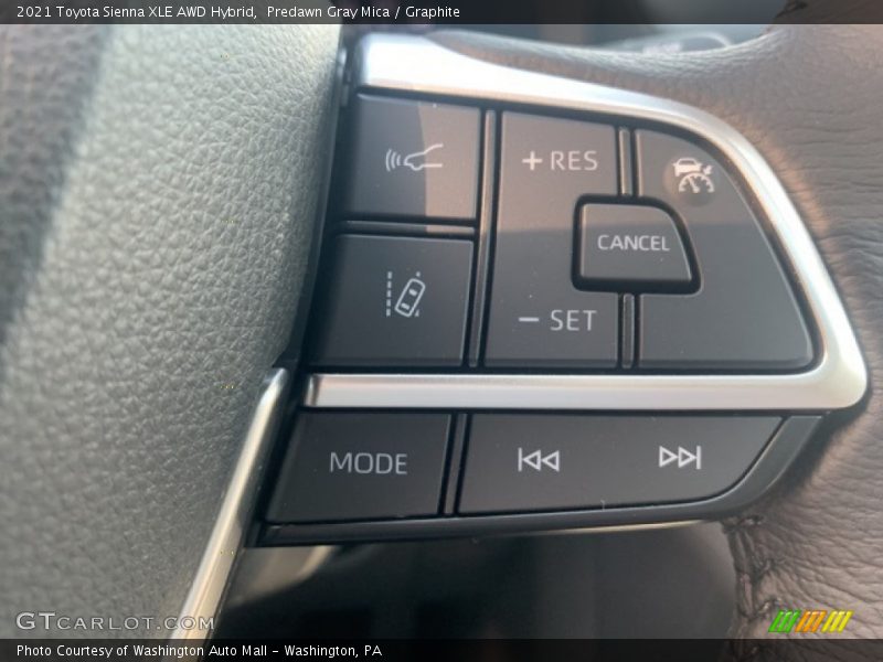 Predawn Gray Mica / Graphite 2021 Toyota Sienna XLE AWD Hybrid
