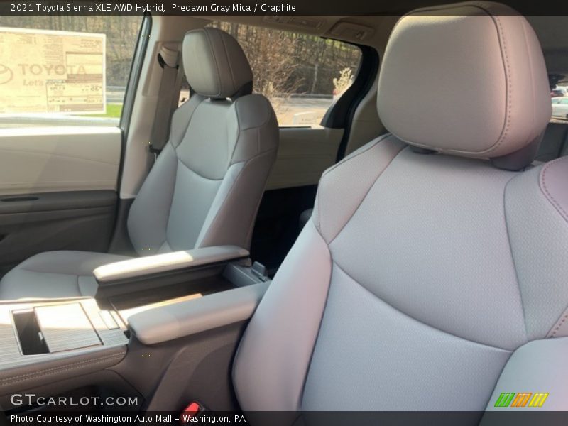 Predawn Gray Mica / Graphite 2021 Toyota Sienna XLE AWD Hybrid