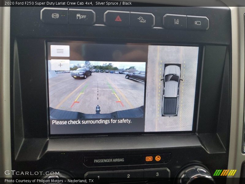 Silver Spruce / Black 2020 Ford F250 Super Duty Lariat Crew Cab 4x4