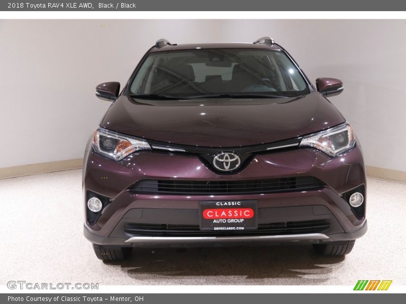 Black / Black 2018 Toyota RAV4 XLE AWD