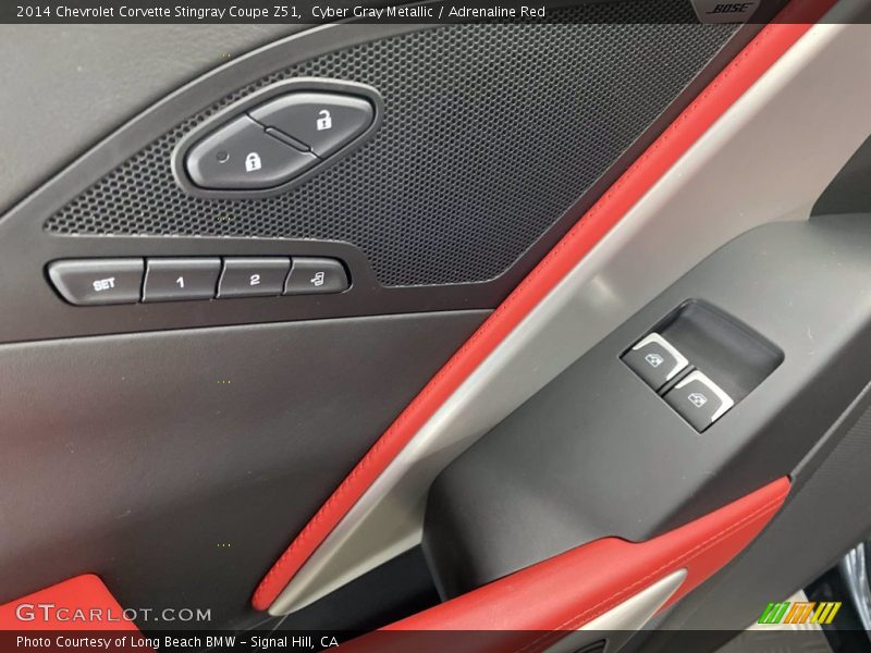 Cyber Gray Metallic / Adrenaline Red 2014 Chevrolet Corvette Stingray Coupe Z51