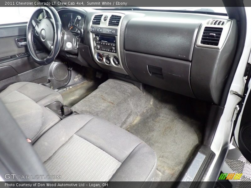 Summit White / Ebony 2011 Chevrolet Colorado LT Crew Cab 4x4