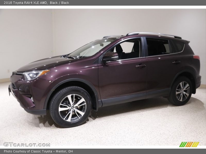 Black / Black 2018 Toyota RAV4 XLE AWD