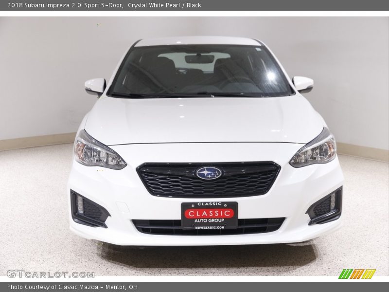 Crystal White Pearl / Black 2018 Subaru Impreza 2.0i Sport 5-Door