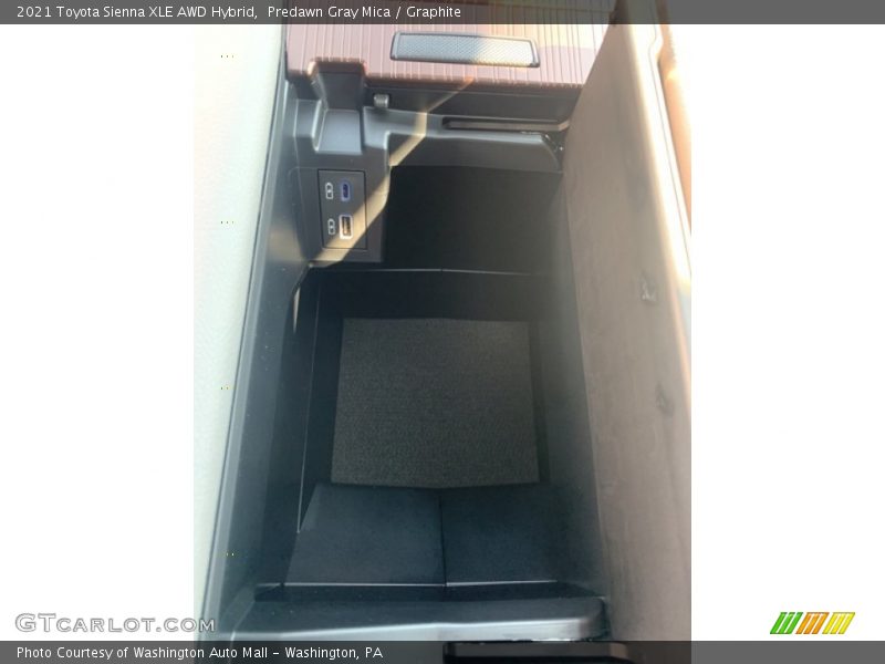 Predawn Gray Mica / Graphite 2021 Toyota Sienna XLE AWD Hybrid