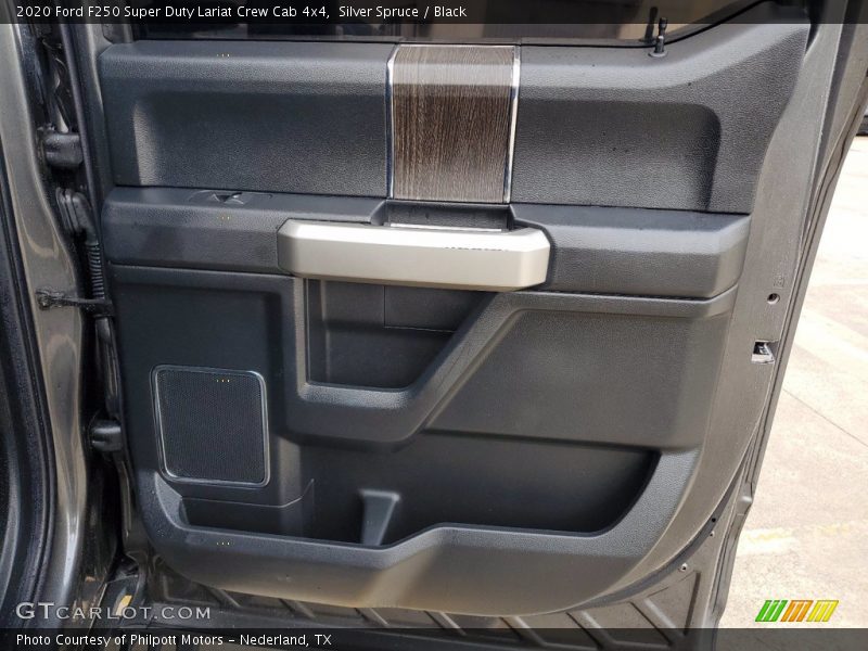 Silver Spruce / Black 2020 Ford F250 Super Duty Lariat Crew Cab 4x4