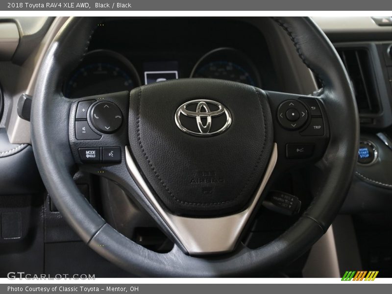 Black / Black 2018 Toyota RAV4 XLE AWD