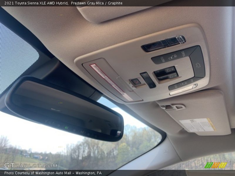 Predawn Gray Mica / Graphite 2021 Toyota Sienna XLE AWD Hybrid