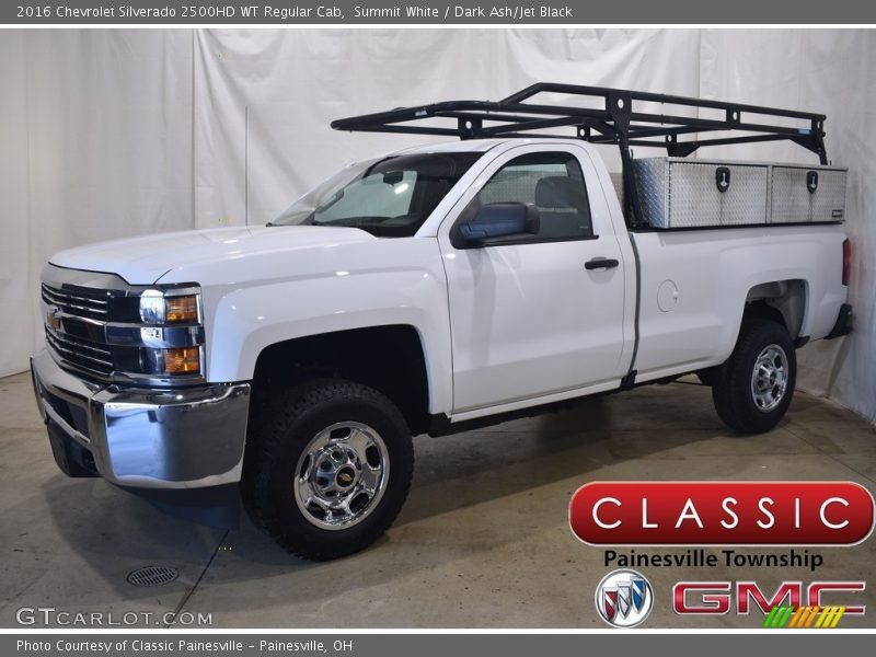 Summit White / Dark Ash/Jet Black 2016 Chevrolet Silverado 2500HD WT Regular Cab