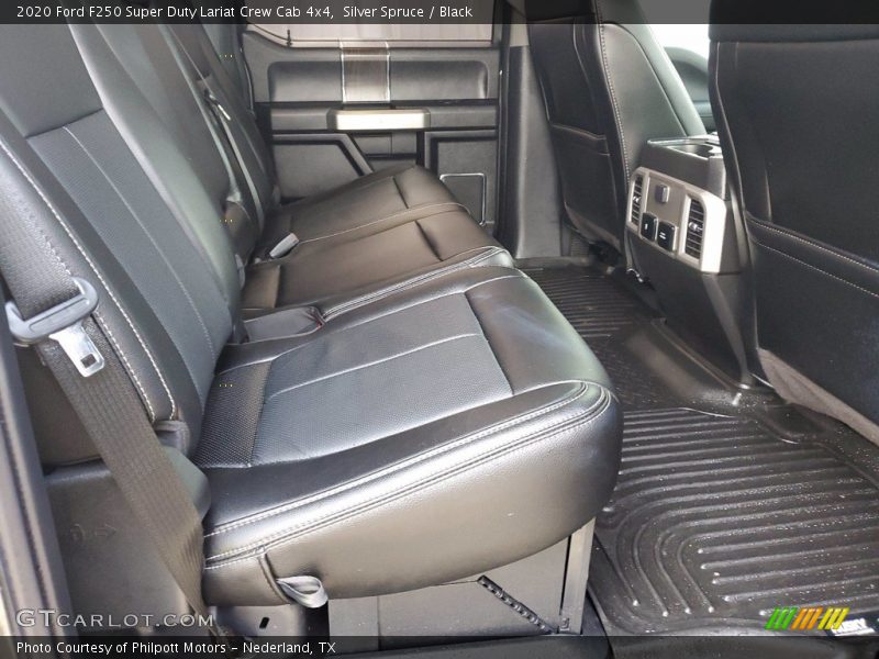 Silver Spruce / Black 2020 Ford F250 Super Duty Lariat Crew Cab 4x4