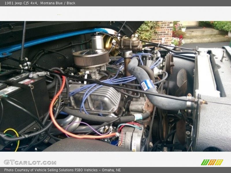 Montana Blue / Black 1981 Jeep CJ5 4x4