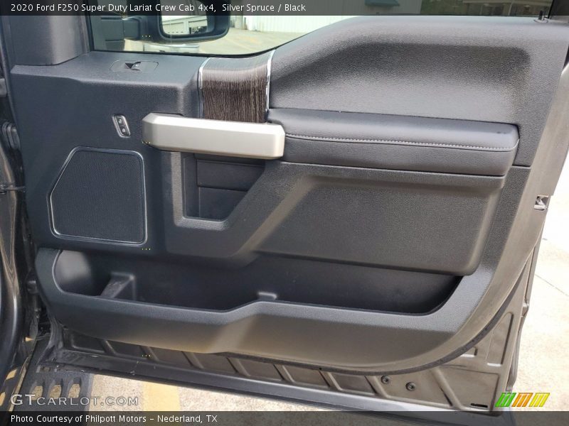 Silver Spruce / Black 2020 Ford F250 Super Duty Lariat Crew Cab 4x4