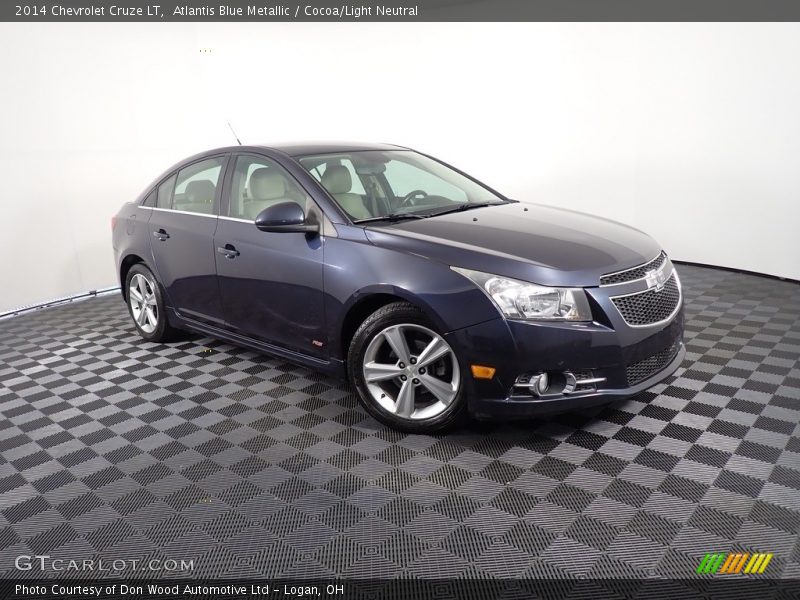 Atlantis Blue Metallic / Cocoa/Light Neutral 2014 Chevrolet Cruze LT