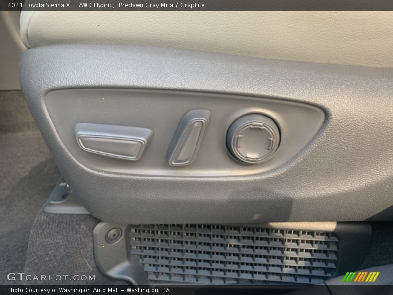Predawn Gray Mica / Graphite 2021 Toyota Sienna XLE AWD Hybrid