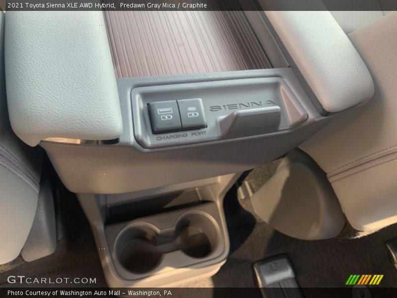 Predawn Gray Mica / Graphite 2021 Toyota Sienna XLE AWD Hybrid