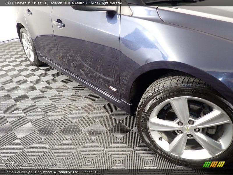 Atlantis Blue Metallic / Cocoa/Light Neutral 2014 Chevrolet Cruze LT