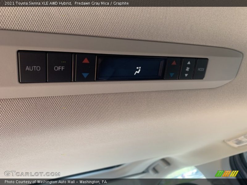 Predawn Gray Mica / Graphite 2021 Toyota Sienna XLE AWD Hybrid