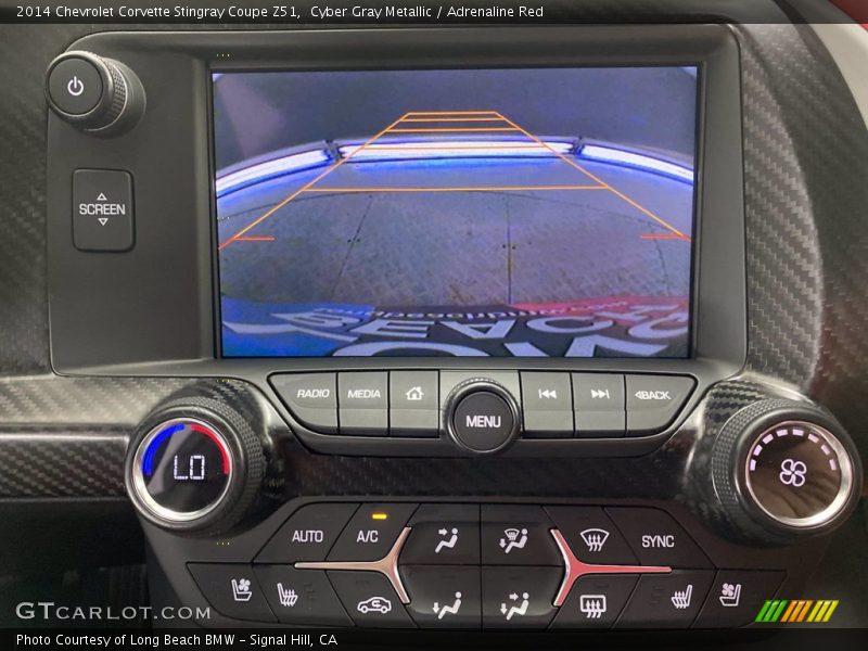 Cyber Gray Metallic / Adrenaline Red 2014 Chevrolet Corvette Stingray Coupe Z51