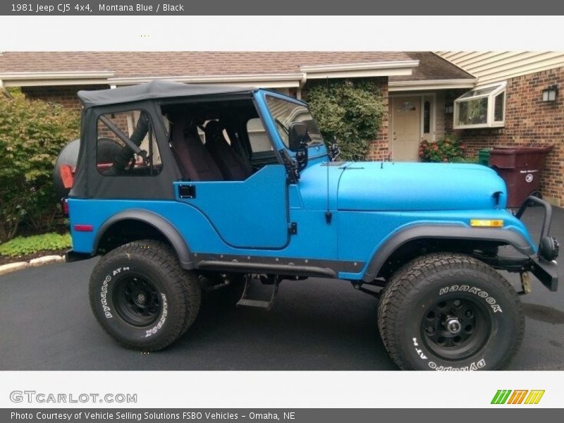  1981 CJ5 4x4 Montana Blue