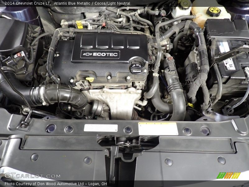 Atlantis Blue Metallic / Cocoa/Light Neutral 2014 Chevrolet Cruze LT