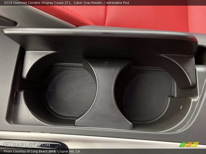 Cyber Gray Metallic / Adrenaline Red 2014 Chevrolet Corvette Stingray Coupe Z51