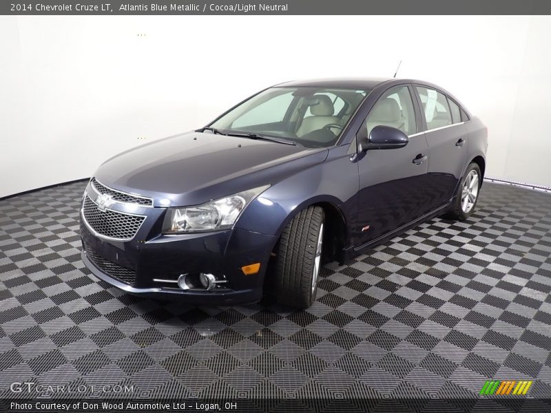 Atlantis Blue Metallic / Cocoa/Light Neutral 2014 Chevrolet Cruze LT