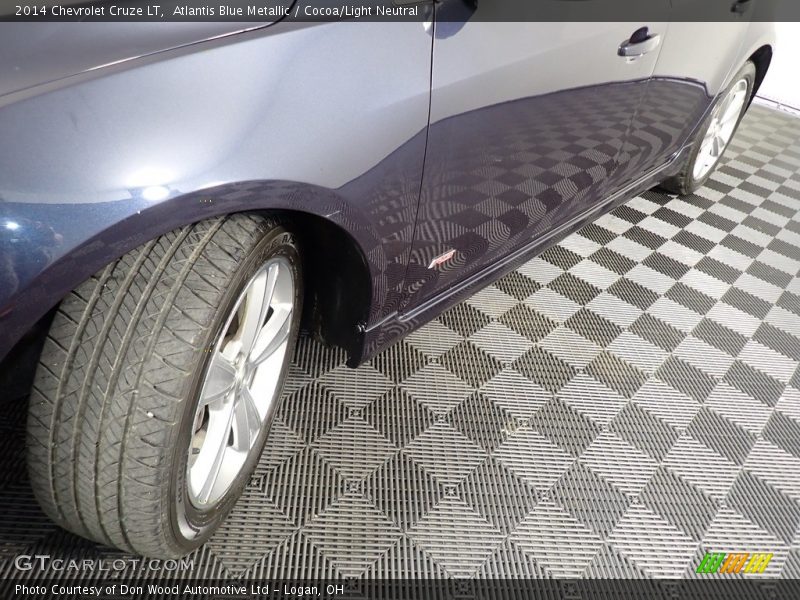 Atlantis Blue Metallic / Cocoa/Light Neutral 2014 Chevrolet Cruze LT
