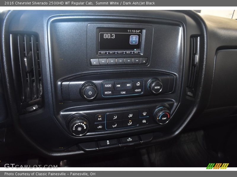 Summit White / Dark Ash/Jet Black 2016 Chevrolet Silverado 2500HD WT Regular Cab