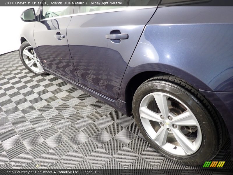 Atlantis Blue Metallic / Cocoa/Light Neutral 2014 Chevrolet Cruze LT