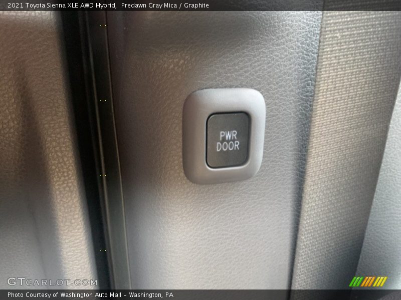 Predawn Gray Mica / Graphite 2021 Toyota Sienna XLE AWD Hybrid