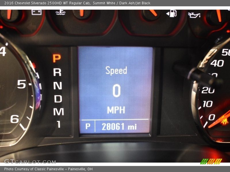 Summit White / Dark Ash/Jet Black 2016 Chevrolet Silverado 2500HD WT Regular Cab