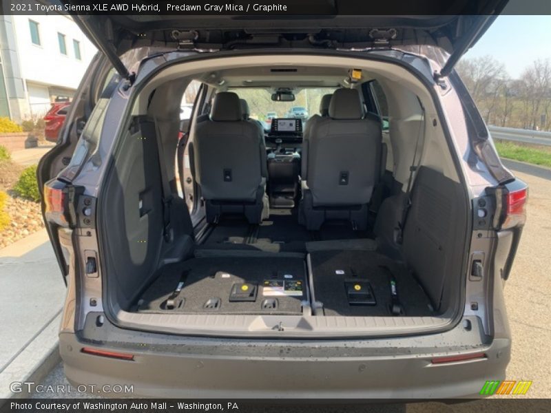 Predawn Gray Mica / Graphite 2021 Toyota Sienna XLE AWD Hybrid