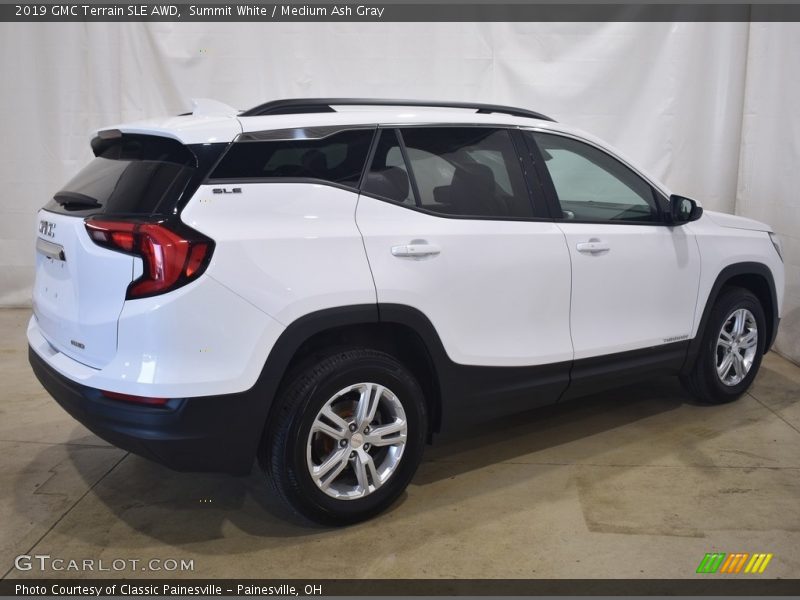 Summit White / Medium Ash Gray 2019 GMC Terrain SLE AWD