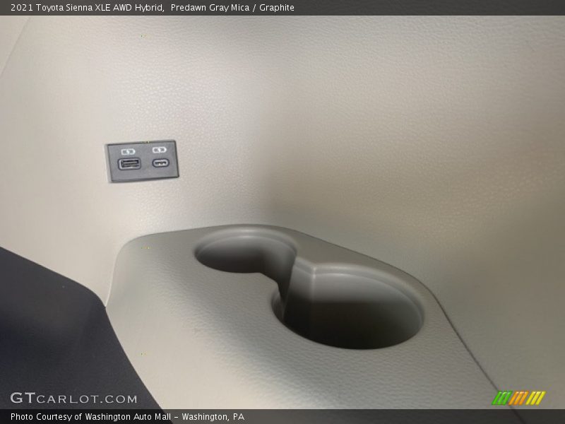 Predawn Gray Mica / Graphite 2021 Toyota Sienna XLE AWD Hybrid
