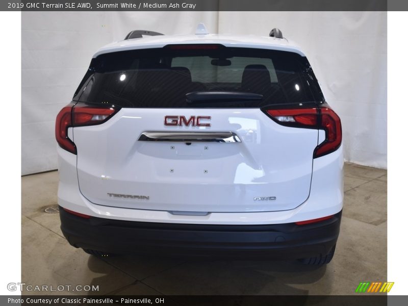 Summit White / Medium Ash Gray 2019 GMC Terrain SLE AWD